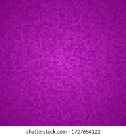 Abstract background of small squares or pixels in purple colors