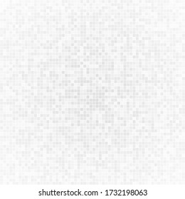 Abstract background of small squares or pixels in gray colors