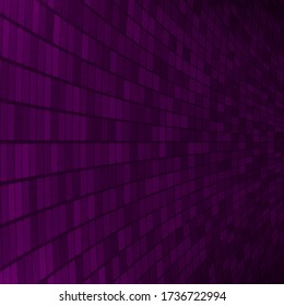 Abstract background of small squares or pixels in dark purple colors