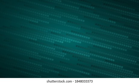 Abstract background of small squares or pixels in shades of light blue colors