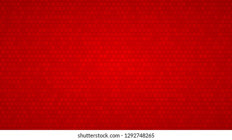 Abstract background of small squares in shades of red colors