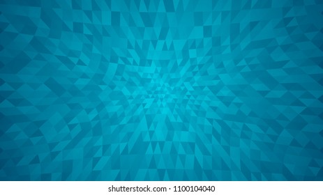 Abstract background of small triangles in light blue colors.