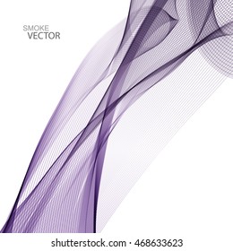 Abstract background smoke wave.