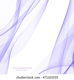 Abstract background smoke wave.