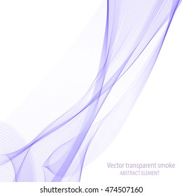 Abstract background smoke wave.