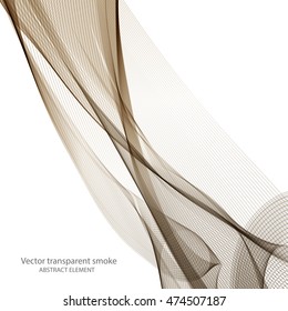 Abstract background smoke wave.