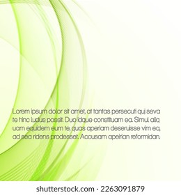 Abstract background with smoky waves