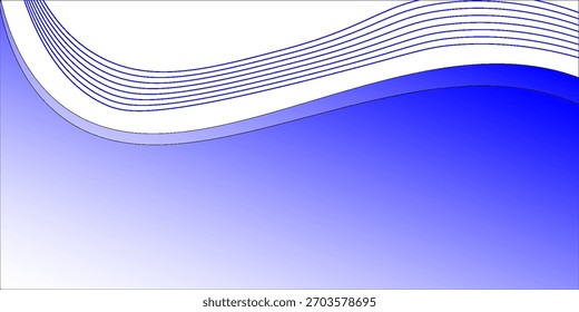 abstract background with smooth blue lines