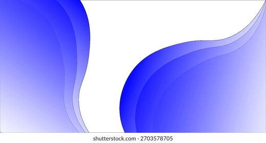 abstract background with smooth blue lines