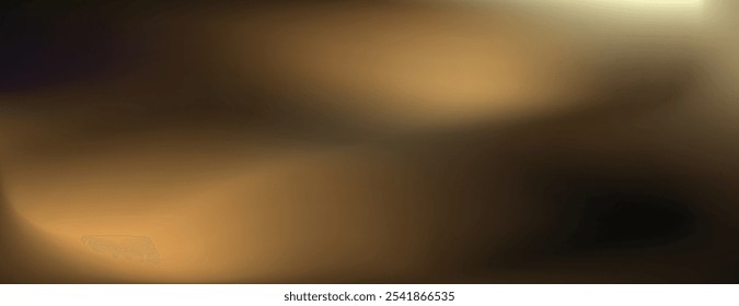 Fundo abstrato com um estilo suave e borrado. O fundo apresenta tons mornos de marrom, criando um efeito de gradiente suave e marrom. Plano de fundo do vetor de gradiente de desfoque abstrato mínimo 