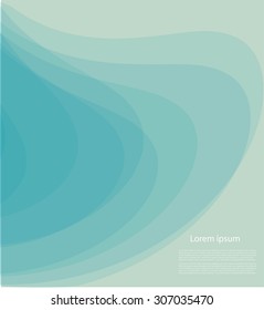 Abstract background with smooth bright lines