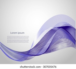 Abstract background with smooth bright lines