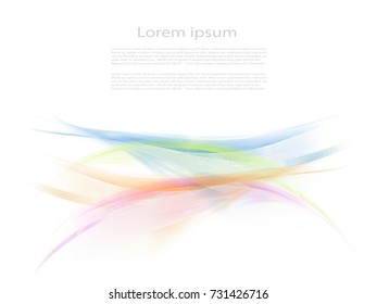 abstract background with smooth bright lines