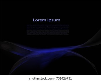 abstract background with smooth bright lines