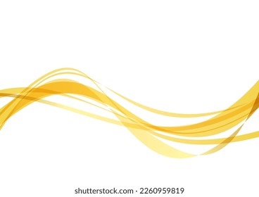 Abstract background of smooth curves, vector illustration.