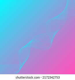 Abstract background with smooth geometric lines and neon gradient.