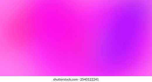 Abstract background with a smooth gradient blending from pink to purple, creating a minimalist and modern feel. Vector illustration