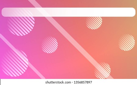 Abstract Background With Smooth Gradient Color, Line, Geometric Shape. For Brochure, Banner, Wallpaper, Mobile Screen. Vector Illustration