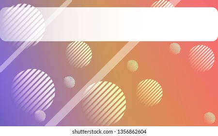 Abstract Background With Smooth Gradient Color, Line, Geometric Shape. For Brochure, Banner, Wallpaper, Mobile Screen. Vector Illustration