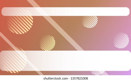 Abstract Background With Smooth Gradient Color, Line, Geometric Shape. For Brochure, Banner, Wallpaper, Mobile Screen. Vector Illustration