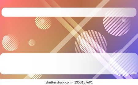 Abstract Background With Smooth Gradient Color, Line, Geometric Shape. For Brochure, Banner, Wallpaper, Mobile Screen. Vector Illustration