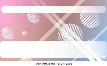 Abstract Background With Smooth Gradient Color, Line, Geometric Shape. For Brochure, Banner, Wallpaper, Mobile Screen. Vector Illustration