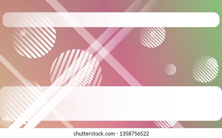 Abstract Background With Smooth Gradient Color, Line, Geometric Shape. For Brochure, Banner, Wallpaper, Mobile Screen. Vector Illustration