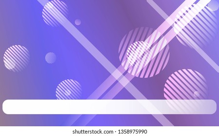 Abstract Background With Smooth Gradient Color, Line, Geometric Shape. For Brochure, Banner, Wallpaper, Mobile Screen. Vector Illustration