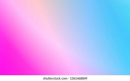 Abstract Background With Smooth Gradient Color. For Brochure, Banner, Wallpaper, Mobile Screen. Vector Illustration