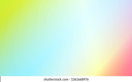 Abstract Background With Smooth Gradient Color. For Cover Page, Poster, Banner Of Websites. Vector Illustration