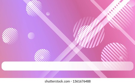 Abstract Background With Smooth Gradient Color, Line, Geometric Shape. For Brochure, Banner, Wallpaper, Mobile Screen. Vector Illustration