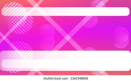 Abstract Background With Smooth Gradient Color, Line, Geometric Shape. For Brochure, Banner, Wallpaper, Mobile Screen. Vector Illustration