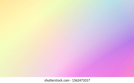 Abstract Background With Smooth Gradient Color. For Brochure, Banner, Wallpaper, Mobile Screen. Vector Illustration