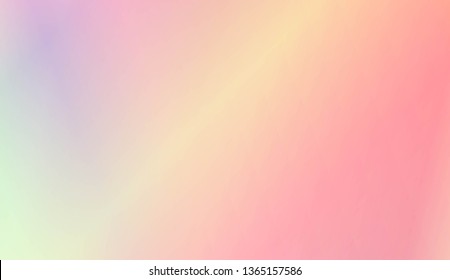 Abstract Background With Smooth Gradient Color. For Bright Website Banner, Invitation Card, Scree Wallpaper. Vector Illustration