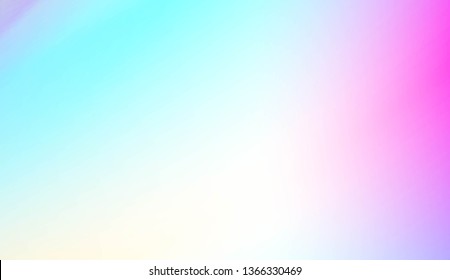 Abstract Background With Smooth Gradient Color. For Bright Website Banner, Invitation Card, Scree Wallpaper. Vector Illustration