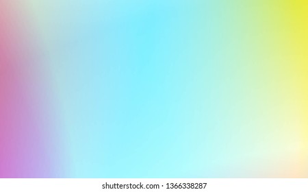 Abstract Background With Smooth Gradient Color. For Brochure, Banner, Wallpaper, Mobile Screen. Vector Illustration