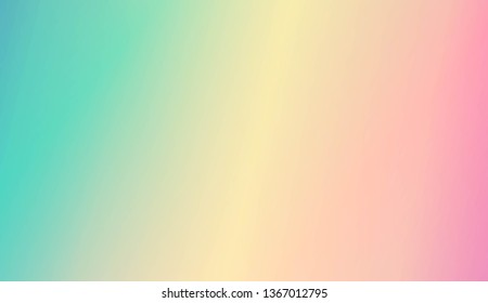 Abstract Background With Smooth Gradient Color. For Brochure, Banner, Wallpaper, Mobile Screen. Vector Illustration