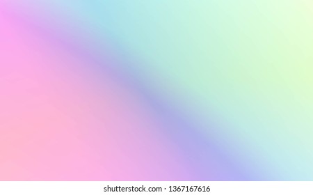 Abstract Background With Smooth Gradient Color. For Brochure, Banner, Wallpaper, Mobile Screen. Vector Illustration