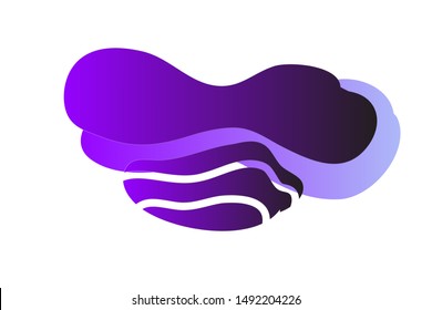 abstract background with smooth gradient color