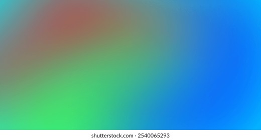 Abstract background with a smooth gradient of colors transitioning from warm red to cooler blue and green tones, creating a soothing effect. Vector illustration