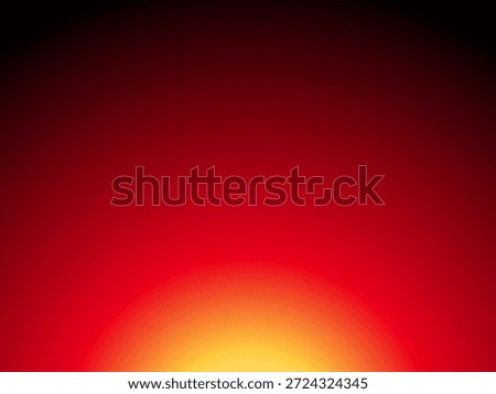 Abstract background with a smooth gradient transition from deep black to vibrant red and glowing orange, mimicking the colors of a sunset or intense heat.