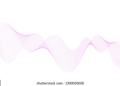 Abstract background with smooth lines