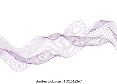 Abstract background with smooth lines