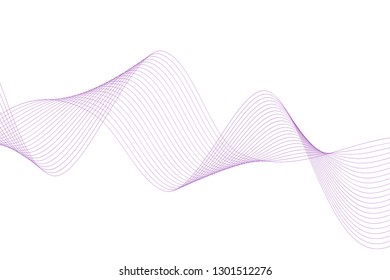 Abstract background with smooth lines