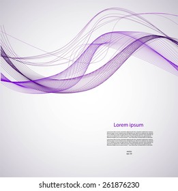 Abstract background with smooth lines