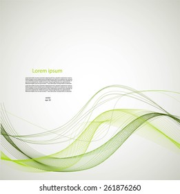 Abstract background with smooth lines