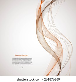 Abstract background with smooth lines