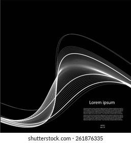 Abstract background with smooth lines