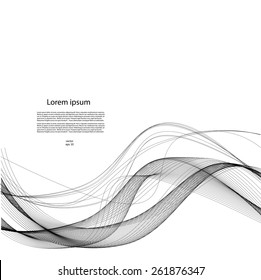 Abstract background with smooth lines