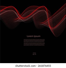 Abstract background with smooth lines
